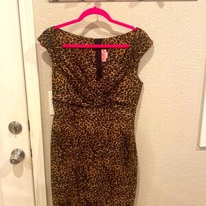 Leopard size12/14 PINUP dress